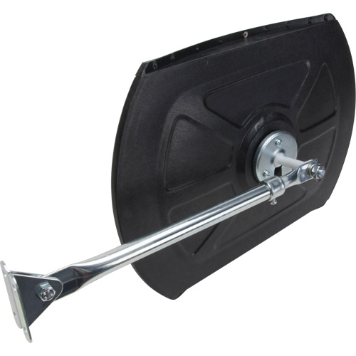 Miroir convexe rectangulaire/rond avec bras t&eacute;lescopique, 12" h x 18" la, Int&eacute;rieur/Ext&eacute;rieur GTA Hardware Inc