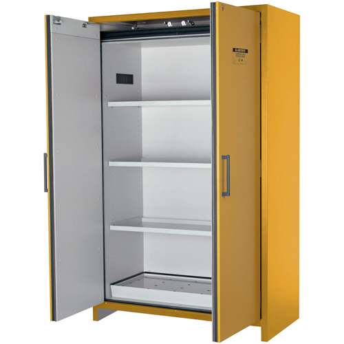Armoire d'entreposage 90 minutes s&eacute;curitaire et conforme &agrave; la norme EN, 45 gal., 2 Porte(s), 46,97" La x 76,89" h x 24,21" p GTA Hardware Inc