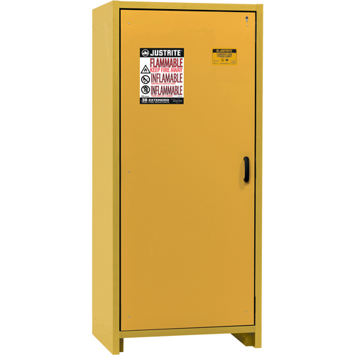 30-Minute EN Safety Storage Cabinet, 30 gal., 1 Door, 34.02" W x 76.65" H x 24.21" D GTA Hardware Inc