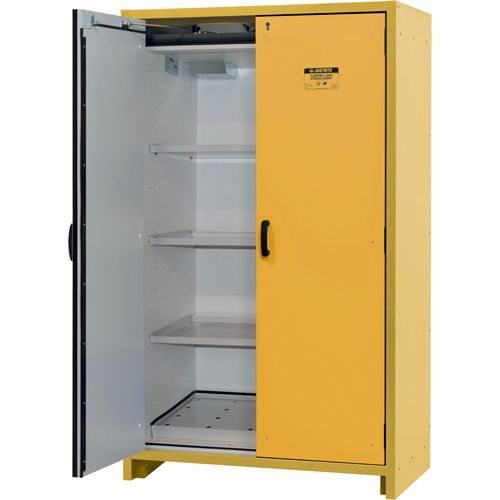 Armoire d'entreposage 30 minutes s&eacute;curitaire et conforme &agrave; la norme EN, 45 gal., 2 Porte(s), 45,83" La x 76,65" h x 24,21" p GTA Hardware Inc