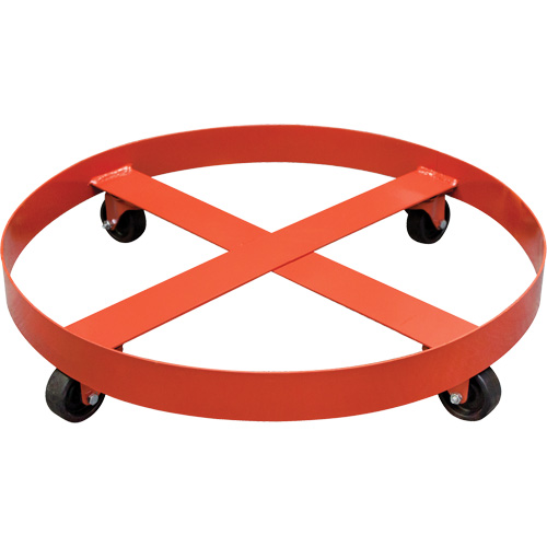Poly-Collector Drum Dolly, 27.5" dia. x 5.5" H GTA Hardware Inc