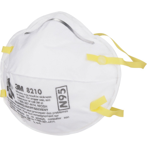 Respirateurs contre les particules 8210, N95, Certifi&eacute; NIOSH GTA Hardware Inc