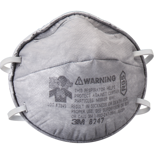 8247 Particulate Respirators, R95, NIOSH Certified GTA Hardware Inc