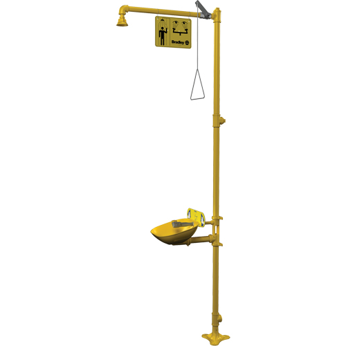 Halo Combination Emergency Shower & Eyewash Station GTA Hardware Inc