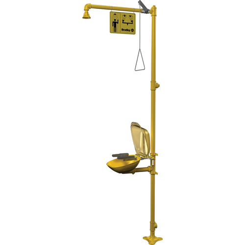 Combinaison de douche d'urgence & douche oculaire Halo GTA Hardware Inc