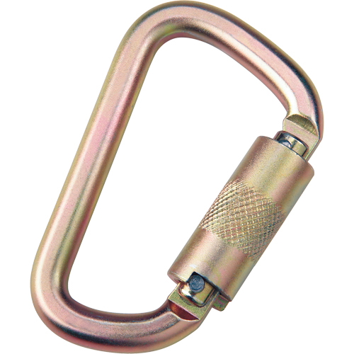 Anchorage Connecting Carabiner, Steel, 420 lbs. Capacity GTA Hardware Inc
