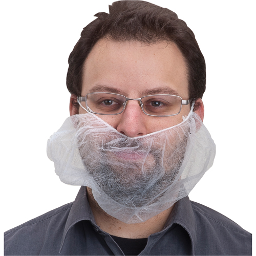 Beard Nets, Polypropylene, White GTA Hardware Inc