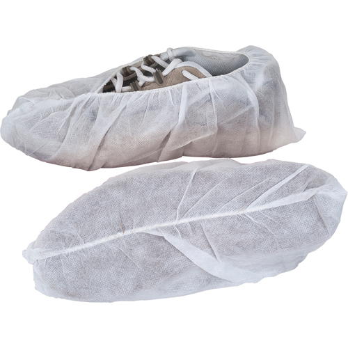Shoe Covers, X-Large, Polypropylene, White GTA Hardware Inc