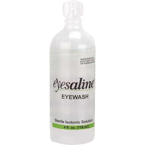 Saline Eyewash Bottles, Full Bottle, 4 oz. GTA Hardware Inc