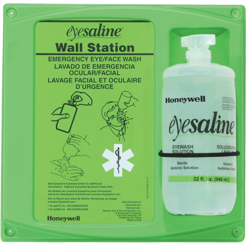 Saline Eyewash Wall Station, Single GTA Hardware Inc