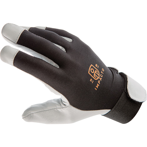 Anti-Vibration Air Glove&reg;, Size Medium, Pearl Leather Palm GTA Hardware Inc