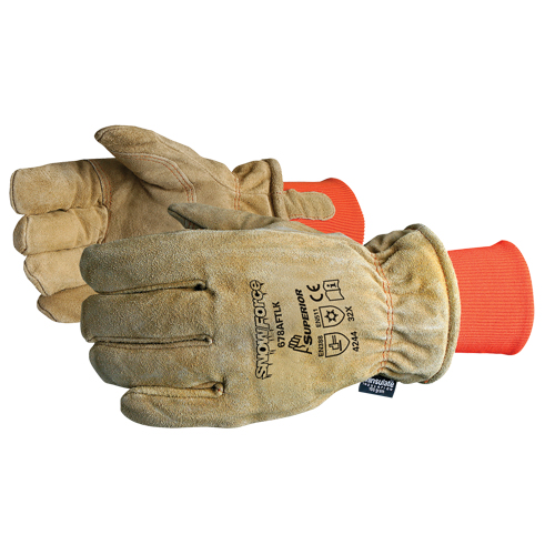 SnowForce Brown Freezer Glove, One Size, Grain Cowhide Palm, Thinsulate Inner Lining GTA Hardware Inc