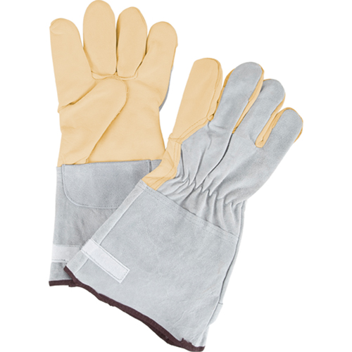 Gants de travail &agrave; ajustement d'usage standard, Grand, Paume en Cuir fleur de vache GTA Hardware Inc