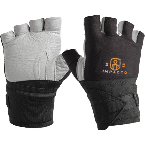 Gants antivibrations - droit, Taille Petit, Paume Cuir fleur GTA Hardware Inc