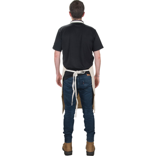 Apron, Cotton, 36" L x 29" W, Natural GTA Hardware Inc