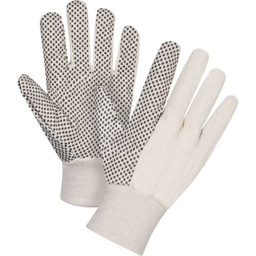 Gants en toile de coton &agrave; pois sur la paume, 8 oz, Petit GTA Hardware Inc