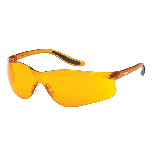 Z500 Series Safety Glasses, Orange Lens, Anti-Scratch, ANSI Z87+/Meets/Exceeds CSA Z94.3 GTA Hardware Inc