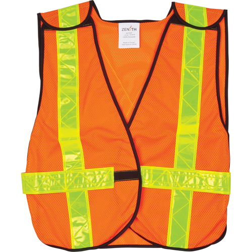 Veste de s&eacute;curit&eacute; d'usage standard, Orange haute visibilit&eacute;, Moyen, Polyester GTA Hardware Inc