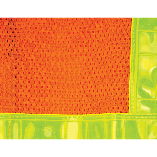 Veste de s&eacute;curit&eacute; pour la circulation d&eacute;tachable en cinq points, Orange haute visibilit&eacute;, Moyen, Polyester GTA Hardware Inc