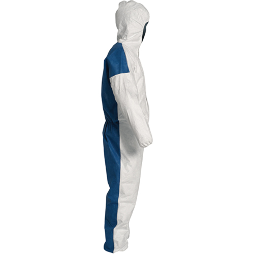 Hooded Coveralls, X-Large, Blue/White, Tyvek&reg; 400 D GTA Hardware Inc