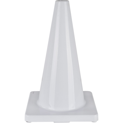 C&ocirc;ne de couleur pour la signalisation, 18", Blanc GTA Hardware Inc