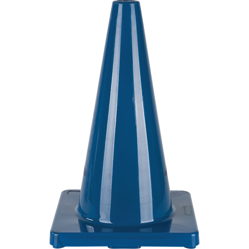C&ocirc;ne de couleur pour la signalisation, 18", Bleu GTA Hardware Inc