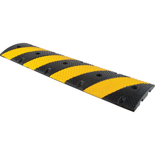 Speed Bump, Rubber, 4' L x 11-3/4" W x 2" H GTA Hardware Inc