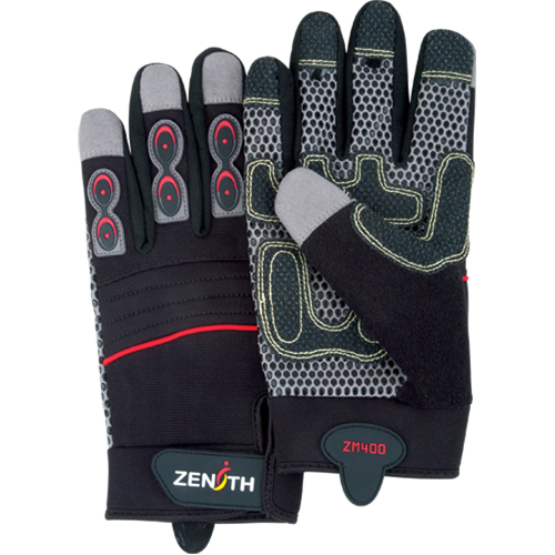 ZM400 Premium Mechanic's Gloves, Synthetic Palm, Size 2X-Large GTA Hardware Inc