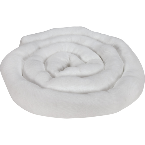 Remblais tubulaire absorbant, Huile seulement, Absorption 45 gal., 3" la x 10' lo, Pqt de 10 GTA Hardware Inc