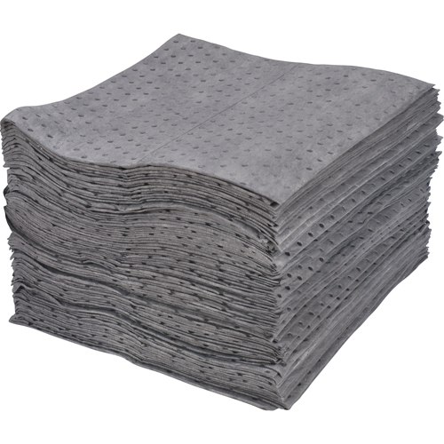Premium Laminated (SMS) Sorbent Pads, Universal, 15" x 17", 30 gal. Absorbancy GTA Hardware Inc