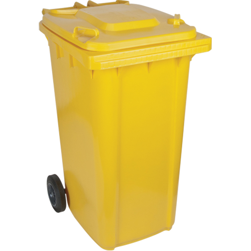 Yellow Mobile Container, Polyurethane, 63 Gallons/63 US gal. GTA Hardware Inc