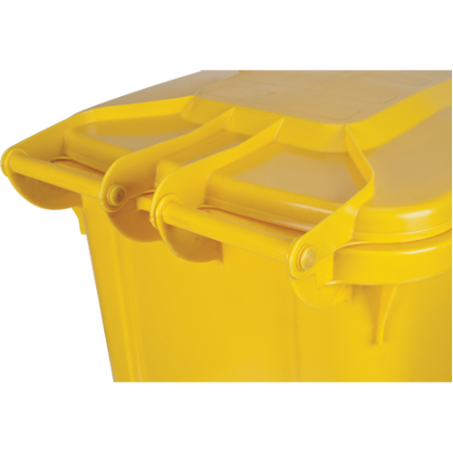 Yellow Mobile Container, Polyurethane, 63 Gallons/63 US gal. GTA Hardware Inc