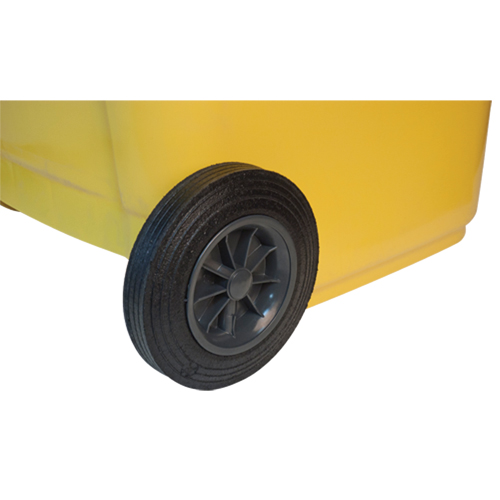 Yellow Mobile Container, Polyurethane, 63 Gallons/63 US gal. GTA Hardware Inc