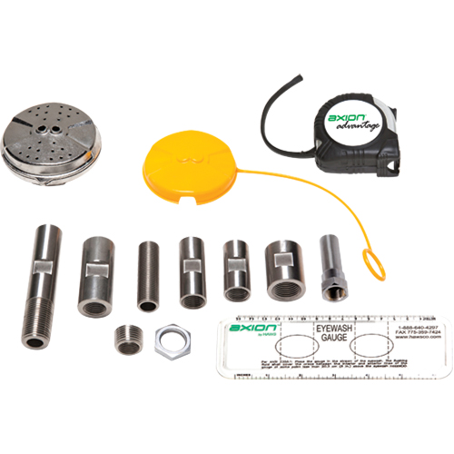 Axion Advantage&reg; Eye/Face Wash Upgrade Kit with Stainless Steel Eye/Face Wash Head GTA Hardware Inc