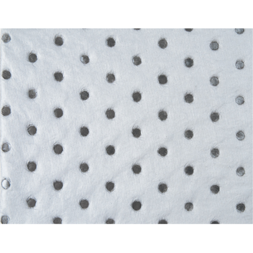 Feuilles absorbantes en fibres fines de calibre industriel, Huile seulement, 15" x 17", 40 gal. d'absorption GTA Hardware Inc