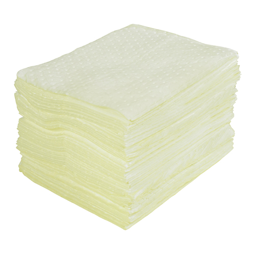 Feuilles absorbantes lamin&eacute;es (SMS) de premi&egrave;re qualit&eacute;, Mati&egrave;res dangereuses, 15" x 17", 30 gal. d'absorption GTA Hardware Inc