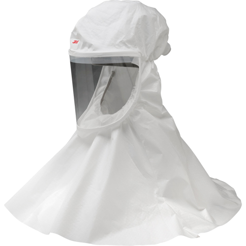 Cagoule &eacute;conomique Versaflo, Moyen/Petit, Coiffe souple, Bavette Simple GTA Hardware Inc