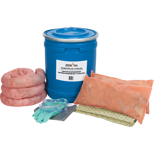 Premium Truck Spill Kit, Hazmat, Drum, 10 US gal. Absorbancy GTA Hardware Inc
