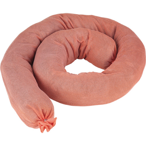 Remblais tubulaires absorbants, Mati&egrave;res dangereuses, Absorption 40 gal., 3" la x 4' lo, Pqt de 25 GTA Hardware Inc
