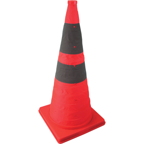 Collapsible Lighted Cone, 28" H, Orange GTA Hardware Inc