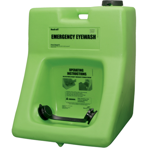 Fendall Porta Stream&reg; II Eyewash Station, Pressurized, 16 gal. Capacity, Meets ANSI Z358.1 GTA Hardware Inc
