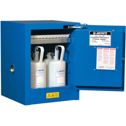 Armoires de comptoir doubl&eacute;es pour rangement de mati&egrave;res dangereuses Chem-Cor, 4 gal., 17" x 22" x 17" GTA Hardware Inc