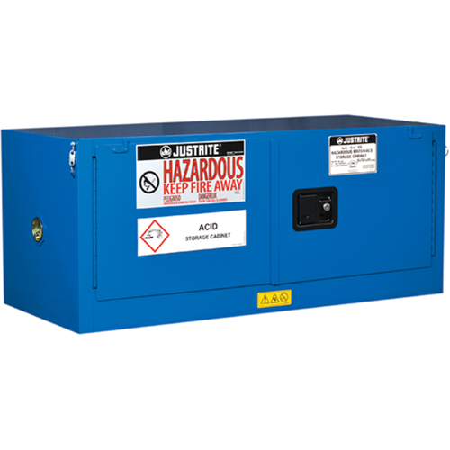 ChemCor&reg; Lined Hazardous Material Piggyback Safety Cabinets, 12 gal., 43" x 18" x 18" GTA Hardware Inc
