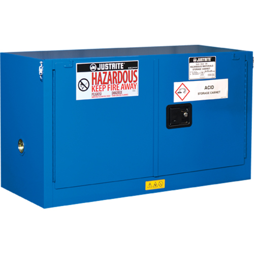 ChemCor&reg; Lined Hazardous Material Piggyback Safety Cabinets, 17 gal., 43" x 24" x 18" GTA Hardware Inc