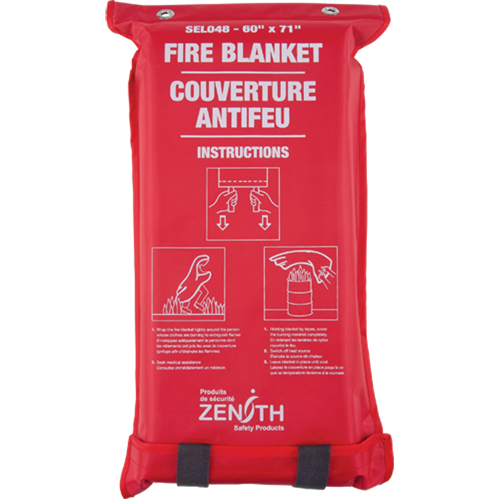 Couverture anti-feu, Fibre de verre, 60"la x 71"lo GTA Hardware Inc