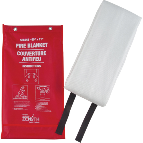 Couverture anti-feu, Fibre de verre, 60"la x 71"lo GTA Hardware Inc