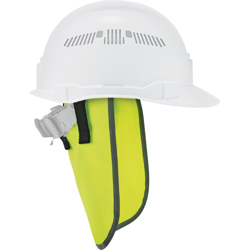 GloWear 8006 Hardhat Neck Shade, High-Visibility Lime Green GTA Hardware Inc