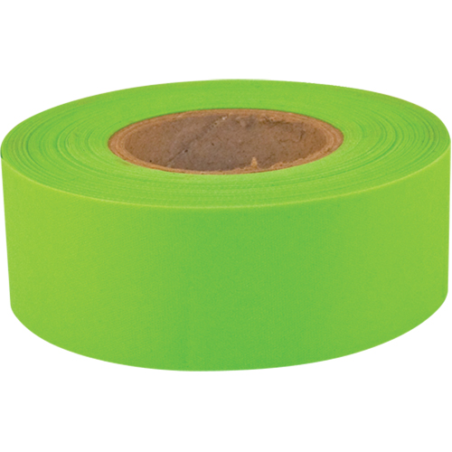 Ruban de signalisation Sub-Zero, 1,2" la x 150' lo, Lime fluorescent GTA Hardware Inc