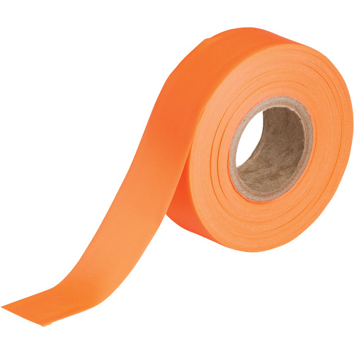 Flagging Tape, 1.188" W x 150' L, Fluorescent Orange GTA Hardware Inc