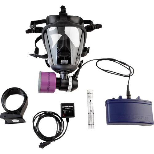 PR500 Series Face Mount PAPR, Facepiece Respirator, NiCd Battery GTA Hardware Inc